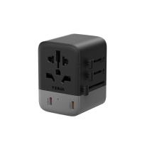ราคา หัวแปลงปลั๊กไฟ AUKEY TravelMate 20W GaN Universal Adapter with USB Ports (PA-TA01A) (689323791453)