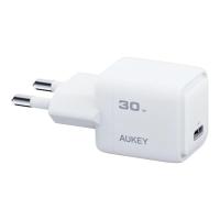 ราคา อะแดปเตอร์ AUKEY Wall USB Charger 1 USB-C (PD30W) GaN White (TISI) (689323791101)