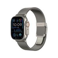 ราคา AMAZINGthing สาย Apple Watch Strap Series 6,7,8,9,10,11,Ultra (38/40/41/42/44/45/49 mm) Premium Metal Titanium (4892878087469)