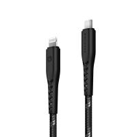 ราคา สายชาร์จ Energea Lightning to USB-C Cable NYLOFLEX (MFI) 1.5 เมตร Black (6957879423185)