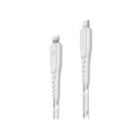 ราคา สายชาร์จ Energea Lightning to USB-C Cable NYLOFLEX (MFI) 1.5 เมตร White (6957879423239)