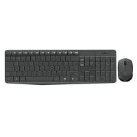 ราคา เมาส์และคีย์บอร์ดไร้สาย Logitech Wireless Mouse + Keyboard MK235 (TH/EN) (097855120236)