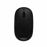 ราคา เมาส์ไร้สาย Anitech Wireless Mouse W224 Black (8859221716878)