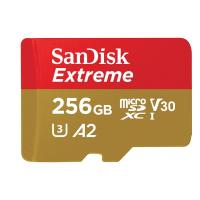 ราคา เมมโมรี่การ์ด SanDisk Extreme microSDXC256GB C10 A2 Red-Gold (619659188511)