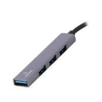 ราคา TECHPRO Port Hub Type-C to USB-A 4 ports Hub Gray (8857881709698)