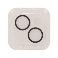 ราคา ฟิล์มกันเลนส์ TECHPRO Camera Full Lens iPhone 15/15 Plus Black (8857844520506)