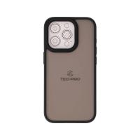 ราคา เคส TECHPRO iPhone 15 Pro Matte Black Color Bumper (8857879329990)