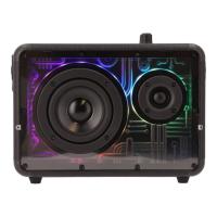 ราคา ลำโพง TECHPRO Wireless Speaker RGB Lynx01 Black (8857816086870)