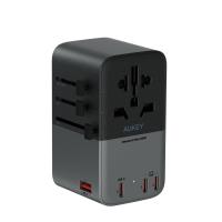 ราคา หัวแปลงปลั๊กไฟ AUKEY Travel Mate 100W GaN Universal Adapter with USB Ports (PA-TA09A) (689323787609)