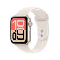 ราคา Apple Watch SE 3 GPS 44mm Starlight Aluminium Case with Starlight Sport Band - S/M (195950387766)