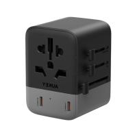 ราคา หัวแปลงปลั๊กไฟ AUKEY TravelMate 20W GaN Universal Adapter with USB Ports (PA-TA01A) (689323791453)