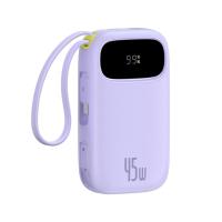 ราคา พาวเวอร์แบงค์ Baseus 10000 mAh EnerFill FC31 Display with 2 Built-in USB-C 45W Nebula Purple (CCC) (6932172691141)