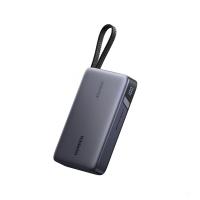 ราคา พาวเวอร์แบงค์ Ugreen 20000 mAh (1C1A) Built-in Cable 85166B Black (CCC) (6941876287628)