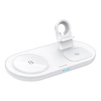 ราคา ที่ชาร์จไร้สาย Mcdodo 3 in 1 Wireless Charger Use for USB-A Apple Watch Charger White (6921002670609)