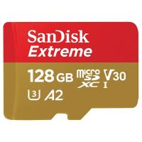 ราคา เมมโมรี่การ์ด SanDisk Extreme microSDXC 128GB V30 U3 C10 A2 190MB/s R 90MB/s Red-Gold (SDSQXAA-128G-GN6MN) (619659188467)