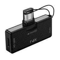 ราคา การ์ดรีดเดอร์ FOX Mini PD Card Reader 3-in-1 (G-TP222) Black (8855879957922)