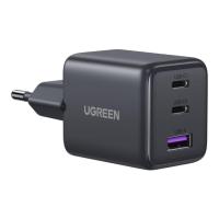 ราคา อะแดปเตอร์ Ugreen Wall USB Charger 1 USB-A / 2 USB-C (PD30W) GaN Gray (TISI) (6941876265732)