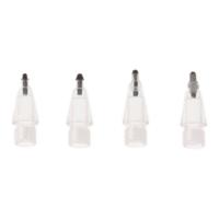 ราคา หัวปากกาไอแพด TECHPRO Stylus Apple Pencil Tips Gen1/2 soft needle rubber pencil nibs (4 pcs.) (8857810514539)
