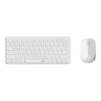 ราคา เมาส์และคีย์บอร์ด Rapoo Wireless Mouse + Keyboard 9010M Multi-mode White (6940056128188)