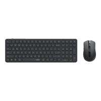 ราคา เมาส์และคีย์บอร์ด Rapoo Wireless Mouse + Keyboard 9350S Multi-mode Dark Gray (6940056129352)