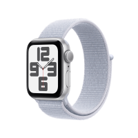 ราคา Apple Watch SE GPS 40mm Silver Aluminium Case with Blue Cloud Sport Loop (195949642937)