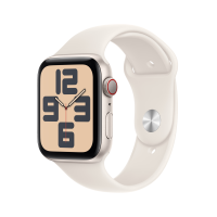 ราคา Apple Watch SE GPS + Cellular 44mm Starlight Aluminium Case with Starlight Sport Band - S/M (195949650413)
