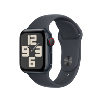 ราคา Apple Watch SE GPS + Cellular 40mm Midnight Aluminium Case with Midnight Sport Band - M/L (195949647550)