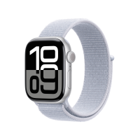 ราคา Apple Watch Series 10 GPS + Cellular 42mm Silver Aluminium Case with Blue Cloud Sport Loop (195949568268)