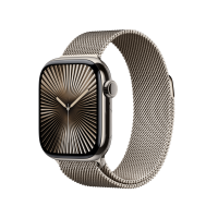 ราคา Apple Watch Series 10 GPS + Cellular 42mm Natural Titanium Case with Natural Milanese Loop (195949568350)