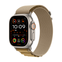 ราคา Apple Watch Ultra 2 GPS + Cellular 49mm Natural Titanium Case with Tan Alpine Loop - Small (195949581076)