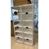 ราคา Super Lock ตู้รองเท้าพับได้ ชุดกล่องใส่รองเท้า กล่องรองเท้า Shoe Box เปิดฝาหน้า พลาสติกแข็งแรง ประกอบง่าย กล่องเก็บรองเท้าแบบไม่ต้องติดตั้ง ตู้เก็บรองเท้าบานคู่ 12 ช่อง รุ่น 5687 (21690280625)