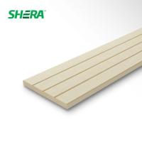 ราคา Shera ไม้พื้นเฌอร่า รุ่นเซาะ 3 ร่อง ลายชัยพฤกษ์ สีรองพื้นขาวมะลิ 2.5x30x300ซม. (1622202932210621)