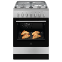 ราคา Electrolux เตาประกอบอาหารแบบตั้งพื้น UltimateTaste 500 ขนาด 60 ซม. พร้อมเตาอบไฟฟ้าขนาด 54 ลิตร (LKM620000X)