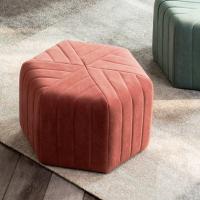 ราคา [Pre-Order] Home Studio Hexagon Velvet Stool ม้านั่งทรงหกเหลี่ยมสำหรับตกแต่งบ้านหุ้มกำมะหยี่ (23610)