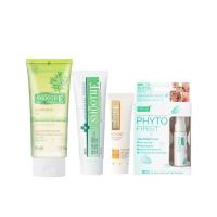 ราคา Smooth E Great Skin Everywhere Set ผิวดีในทุกที่ ทุกเวลา ทำความสะอาดผิวอย่างอ่อนโยน ปกป้องผิวจากแสงแดด ลดรอยแดง ผิวแพ้ง่าย สมูทอี (3205)