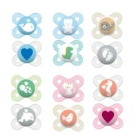 ราคา Mam จุกนมหลอก Mam Start (A111) แพ็คคู่ สำหรับเด็ก 0-2 เดือน ** ลายสินค้าขึ้นอยู่กับล็อตที่ผลิต ** Boy (9151)