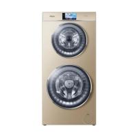 ราคา Haier เครื่องซักอบผ้าฝาหน้า ถังซักบน 4 กก. ล่าง 12 กก. อบ 8 กก. รุ่น HWD160-B1558U1