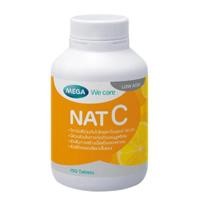 ราคา [Pre Order 14 Days] Mega We Care Nat C 1000 mg. 30 caps เมก้า วีแคร์ แนทซี วิตามินซี 1000 มก (26218)