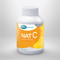 ราคา [Pre Order 14 Days] Mega We Care NAT C 1000MG เมก้า วีแคร์ แนท ซี วิตามินซี 1000 มก (25874)