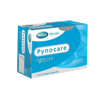 ราคา [Pre Order 14 Days] Mega We Care Pynocare White 20 caps เมก้าวีแคร์ ไพโนแคร์ไวท์ 20 แคป (26188)