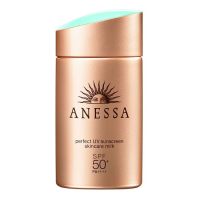 ราคา ANESSA perfect uv sunscreen milk ครีมป้องกันแดดเนื้อน้ำนมสูตรกันน้ำกันเหงื่อสำหรับผิวหน้าและผิวกาย ขนาด 60ml (30469)