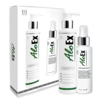 ราคา AloEx Hair Regrowth Set เซ็ตแชมพูสระผม และเซรั่มสำหรับคนผมบาง และผมร่วง (Shampoo 200ml + Serum ขนาด 120ml) 2 ชิ้น (30458)