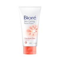 ราคา Biore Facial Foam Pure Acne Clear .บิโอเร เฟเชี่ยล โฟม เพียว แอคเน่ เคลียร์ ขนาด 100g (30512)