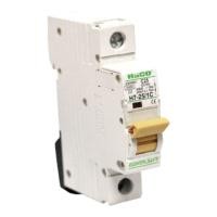 ราคา HACO MCB เซอร์กิต ลูกย่อย MCBs 1P 25A 10kA. เบรคเกอร์ เบรกเกอร์ เกรดไม่ลามไฟ และทนทานต่อแรงกระแทก รุ่น H7-25/1C. (41673)