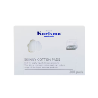 ราคา Karisma Skinny Cotton Pads สำลีเนื้อ cotton 100% 200pads (41910)