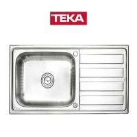 ราคา TEKA อ่างล้างจาน 1 หลุม 1 ที่พัก ติดตั้งบนเคาน์เตอร์ รุ่น TX 1B 1D (40863)