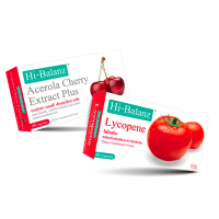 ราคา Hi-Balanz อะเซโรล่า เชอร์รี่ 1 กล่อง + ไลโคพีน 1 กล่อง (44502)