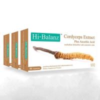 ราคา Hi-Balanz สารสกัดจากถั่งเฉ้าผสมวิตามินซี 3 กล่อง รวม 90 แคปซูล (44523)