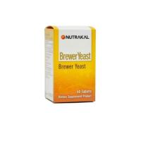 ราคา Nutrakal Brewer Yeast Rich source of chromium + Vitamin B 60เม็ด บริวเวอร์ยีสต์คุณภาพสูง แบบแพ็ค (48574)