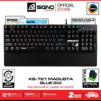 ราคา SIGNO E-Sport RGB Mechanical Gaming Keyboard รุ่น MAGUSTA KB-781 (เกมส์มิ่ง คีย์บอร์ด) (5137580466)